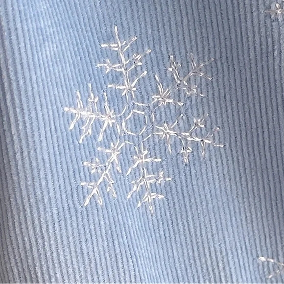 Strasburg Light Blue Corduroy Jumper Dress size 5